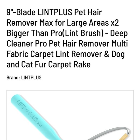 Lint Plus Dog Hair Carpet Rake - Picture 9 of 11